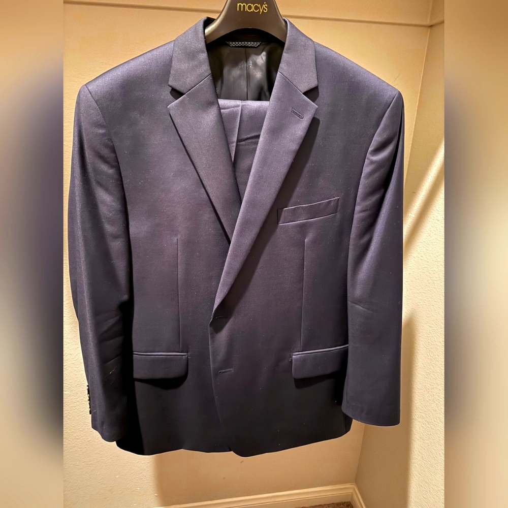 Ralph Lauren Navy Suit Jacket and Suit Pants